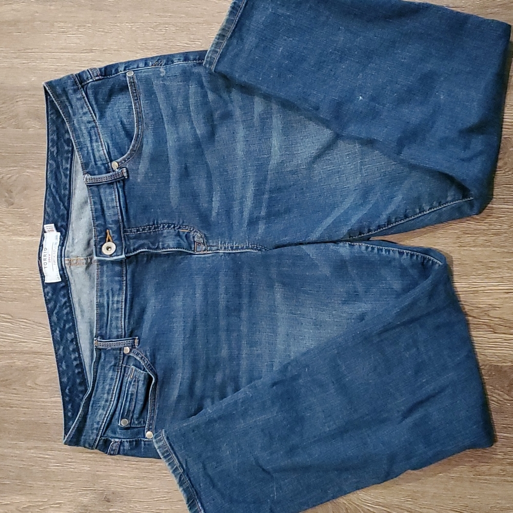 Torrid Straight Leg Mid Rise Jean